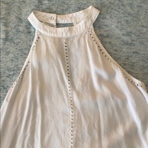 cloth and stone cut out halter top